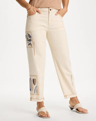 Chico's US - Patchwork Relaxed Boyfriend Jean