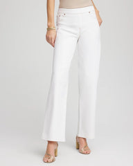 Chico's On Sale - Petite Seeded Pull-On Wide-Leg Jeans