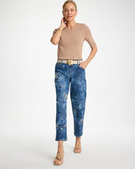 Chico's On Sale - Relaxed Embroidered Boyfriend Jean
