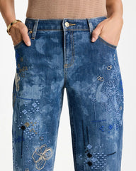 Chico's On Sale - Relaxed Embroidered Boyfriend Jean