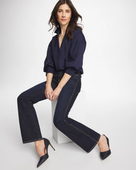 Chico's / Poplin Billow Sleeve Blouse