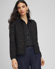 Chico's Outlet - Shine Cropped Cardigan
