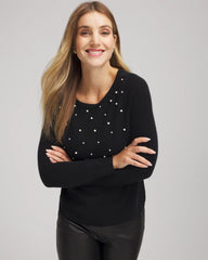 Chico's On Sale - Embellished Cashmere Pullover Sweater