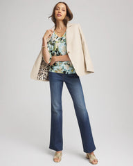 Chico's Online - Printed Dolman V-Neck Pullover Sweater