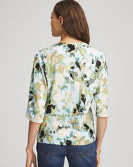 Chico's Online - Printed Dolman V-Neck Pullover Sweater