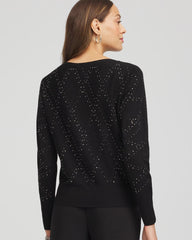Chico's / Ella Embellished Dolman Pullover Sweater