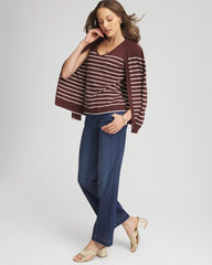 Chico's Sale - Ella Striped Sweater Tank