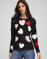 Chico's Online - V-Day Multi-Heart Pullover