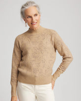 Chico's Sale - Jacquard Mockneck Pullover