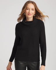 Chico's Outlet - Ribbed Cowlneck Sweater