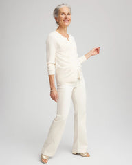 Chico's / Embellished Crewneck Cardigan