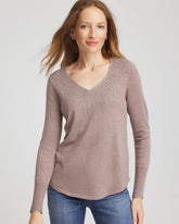 Chico's Discount - Ella Embellished V-Neck Sweater
