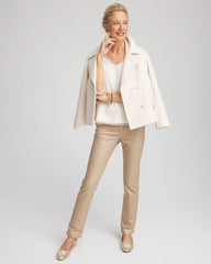Chico's Sale - Contrast Stitch V-Neck Sweater