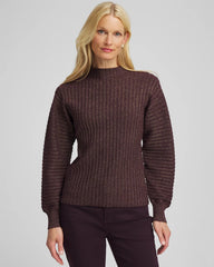 Chico's For Sale - Metallic Ribbed Pullover