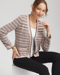 Chico's Sale - Sunset Abstract Sweater Jacket
