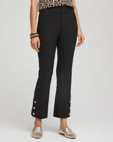 Chico's On Sale - Bi-Stretch Flared Button-Hem Cropped Pants