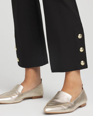 Chico's On Sale - Bi-Stretch Flared Button-Hem Cropped Pants
