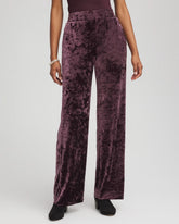 Chico's Outlet - Crushed Velvet Wide-Leg Pants