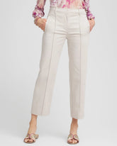 Chico's For Sale - Stretch Sateen Straight Cropped Pants