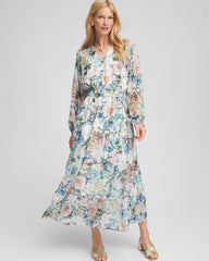 Chico's US - Georgette Tie-Front Maxi Dress