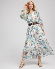 Chico's US - Georgette Tie-Front Maxi Dress