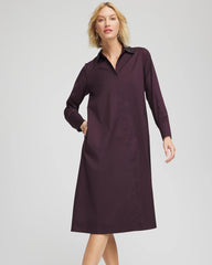 Chico's Sale - Sequin Collar Midi Shirtdress