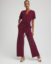 Chico's Belted Dolman-Sleeve Jumpsuit