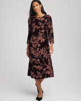 Chico's On Sale - Burnout Velvet Midi Dress