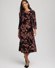 Chico's On Sale - Burnout Velvet Midi Dress