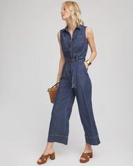 Chico's Online - Denim Wide-Leg Jumpsuit