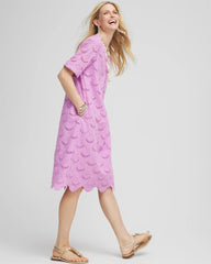 Chico's Discount - Eyelet Popover Dress