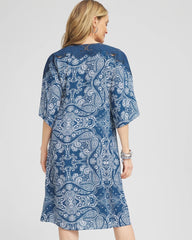 Chico's On Sale - Crepe Lace-Neck Dress