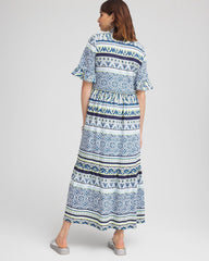 Chico's Online - Flutter-Sleeved Maxi Dress