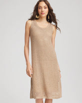 Chico's On Sale - Crochet-Knit Sequins Tank Dress