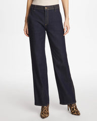 Chico's On Sale - Trapunto Wide-Leg High-Rise Jeans