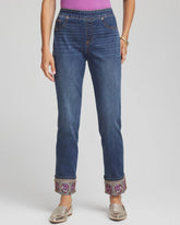 Chico's Outlet - Embellished Pull-On Slim Ankle Jeggings