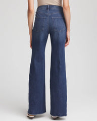 Chico's Online - Embellished Frayed Flared-Leg Jeans