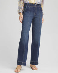 Chico's Discount - Pull-On Wide-Leg Jeans