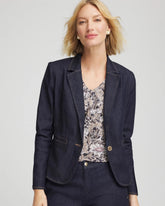 Chico's On Sale - Denim Peplum Blazer