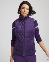 Chico's Zenergy® Reversible Velvet Puffer Vest