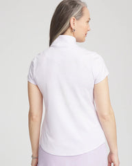 Chico's Online - Zenergy® Striped UPF Short-Sleeve Top