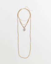 Chico's Discount - Convertible Agate Pendant Necklace
