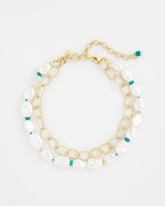 Chico's Sale - Pearlescent Goldtone Collar Necklace