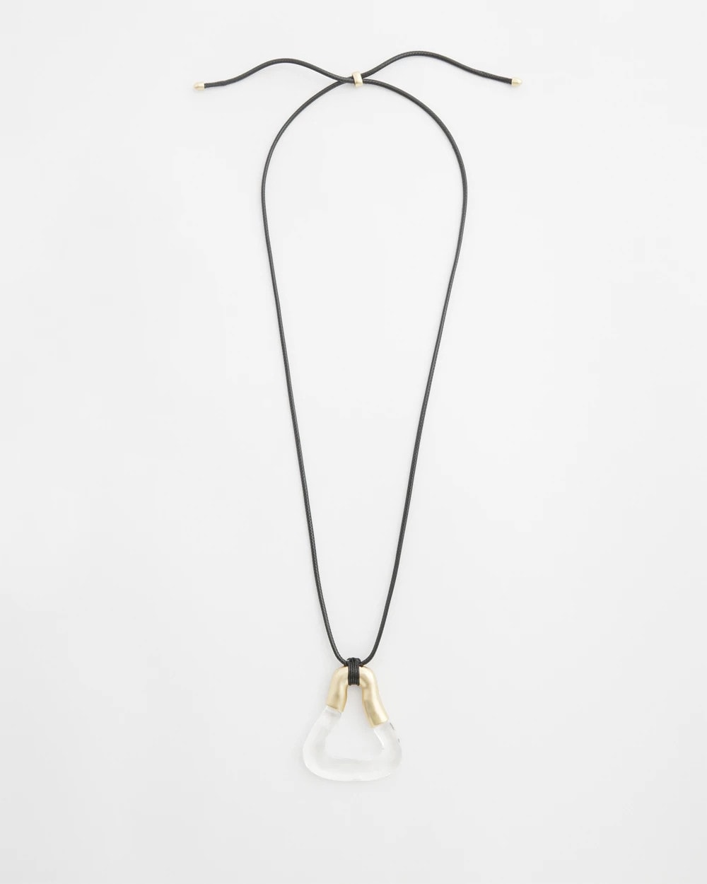 Chico's For Sale - Adjustable Lucite Pendant Necklace