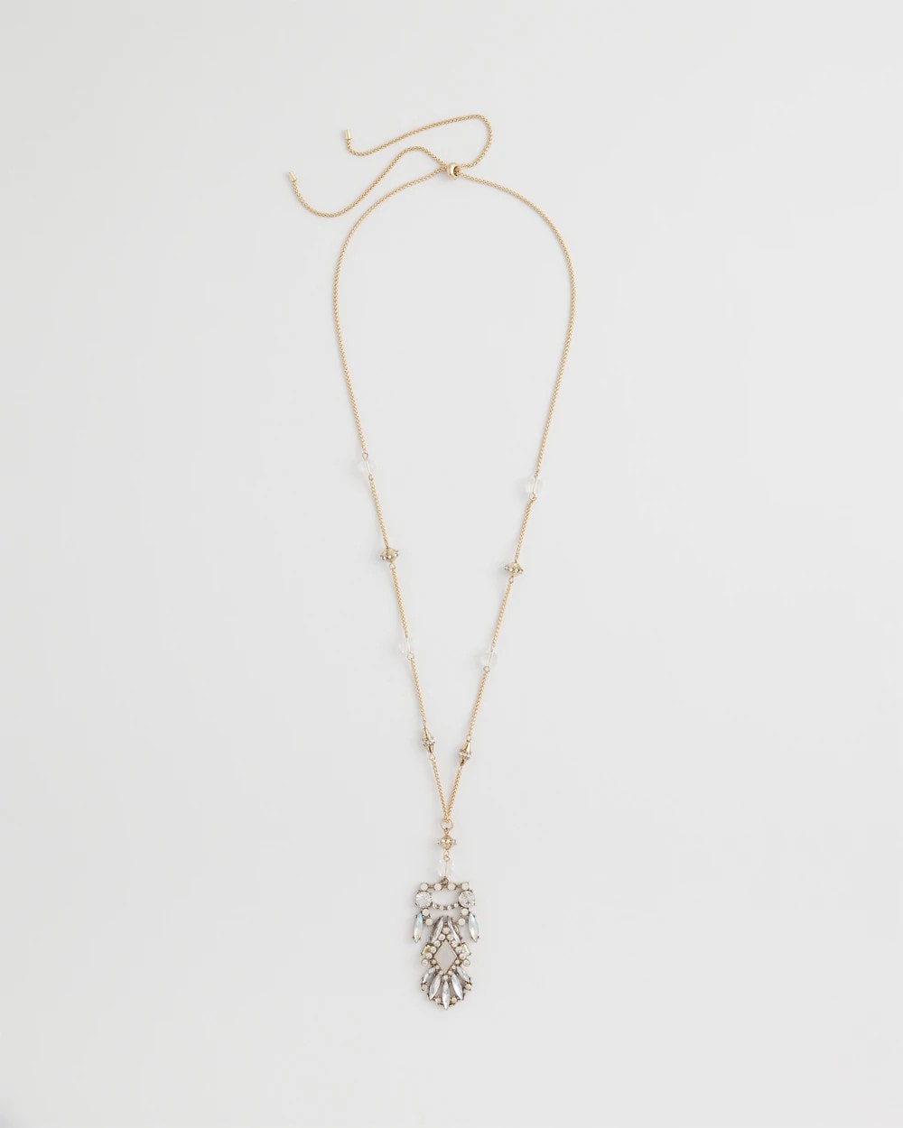 Chico's Outlet - Adjustable Opalescent Pendant Necklace