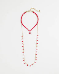 Chico's Online - Convertible Red Necklace
