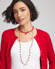 Chico's Online - Convertible Red Necklace