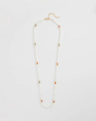Chico's US - Goldtone Faux Pearl Single-Strand Necklace