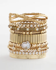 Chico's Sale - Goldtone Stretch Bracelet