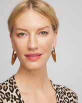 Chico's On Sale - Gold Triangle Linear Earrings